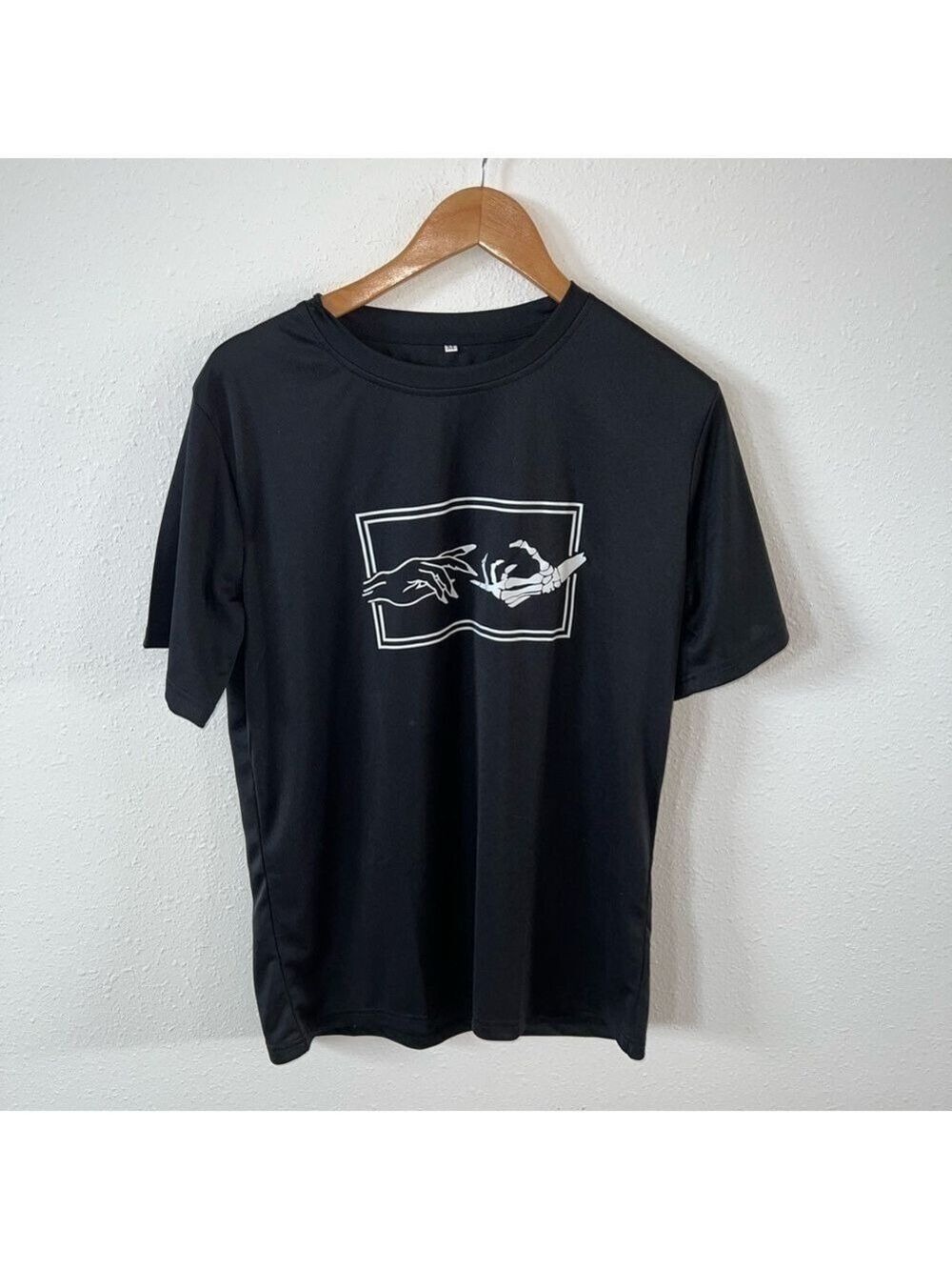 SHEIN Black Short Sleeve Tee Shirt Size Medium